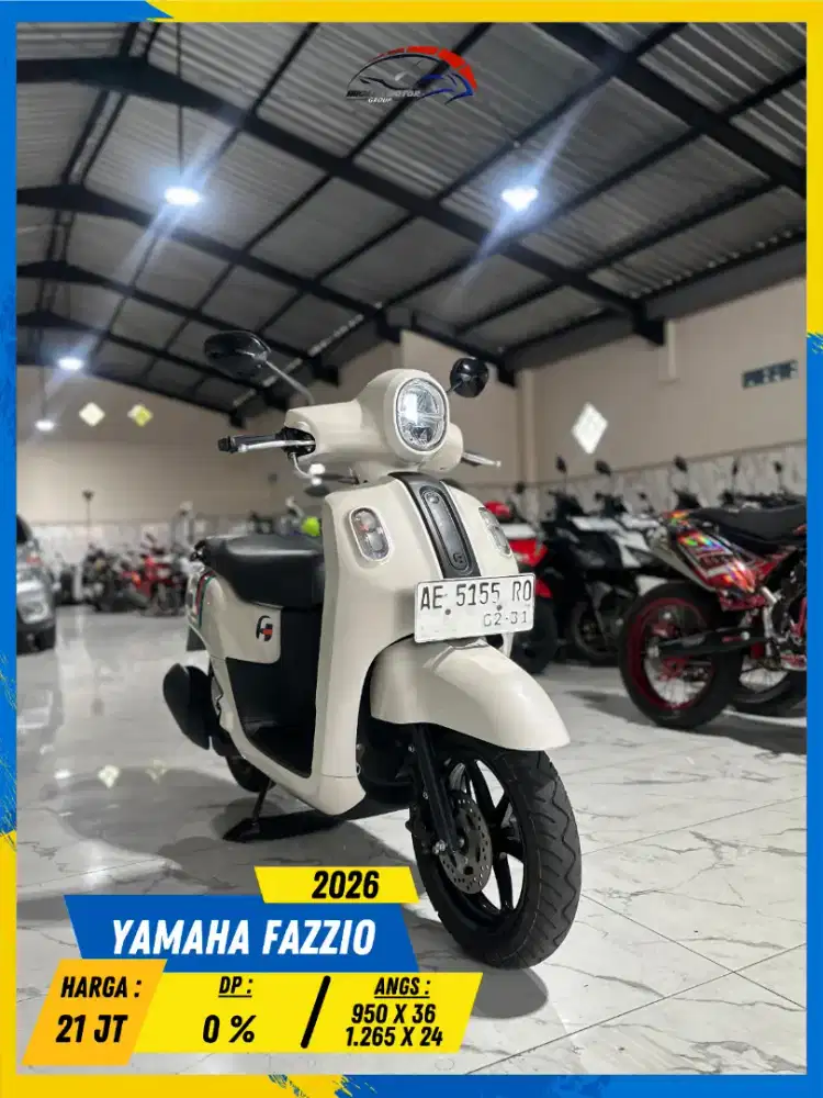 YAMAHA FAZZIO 2026 PLAT AE GASS POLL MASZEHH HIKMAH MOTOR KEPUH MALANG