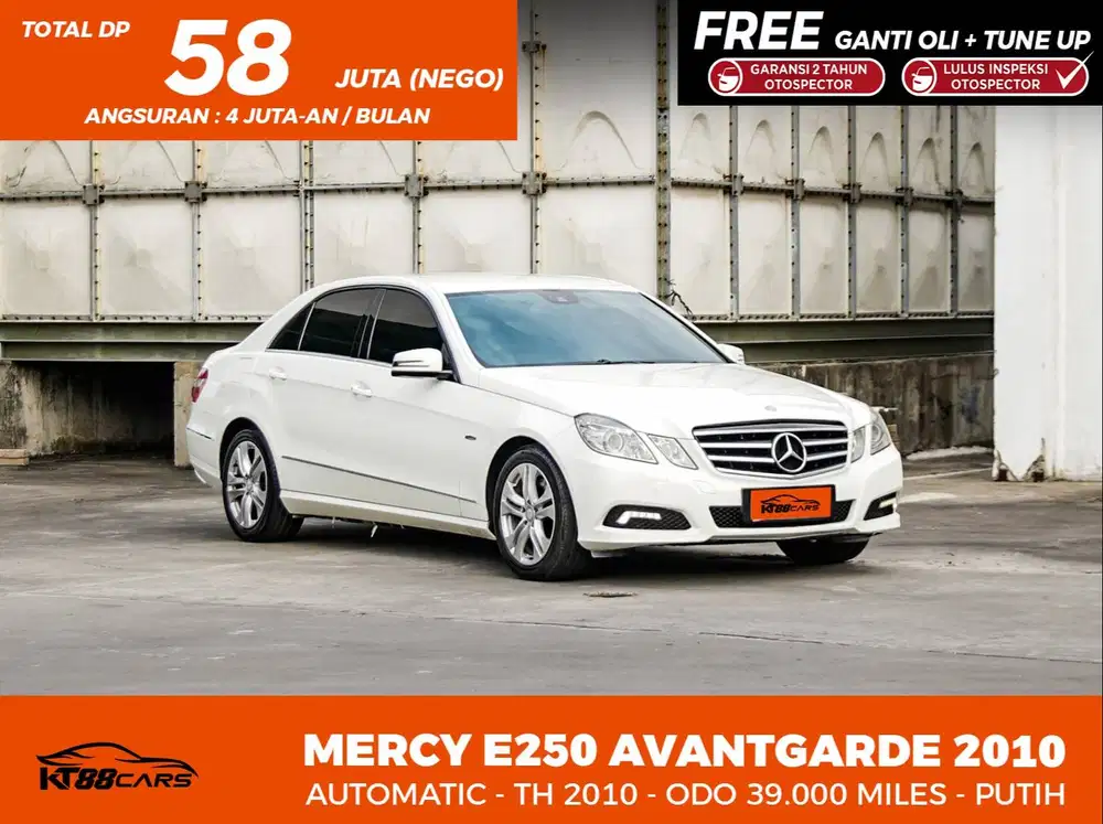 MERCEDES BENZ E250 AVG AT 2010