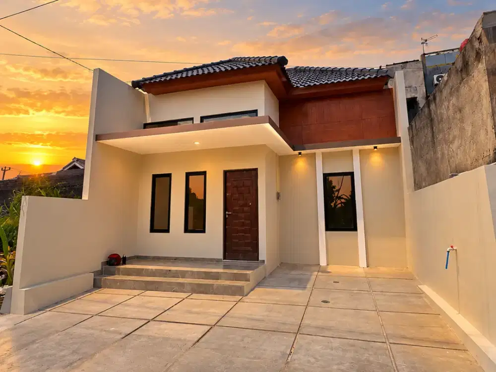 Rumah Baru Modern Dekat Solo Kota — 432 Jutaan, Pintu Baja Fortress