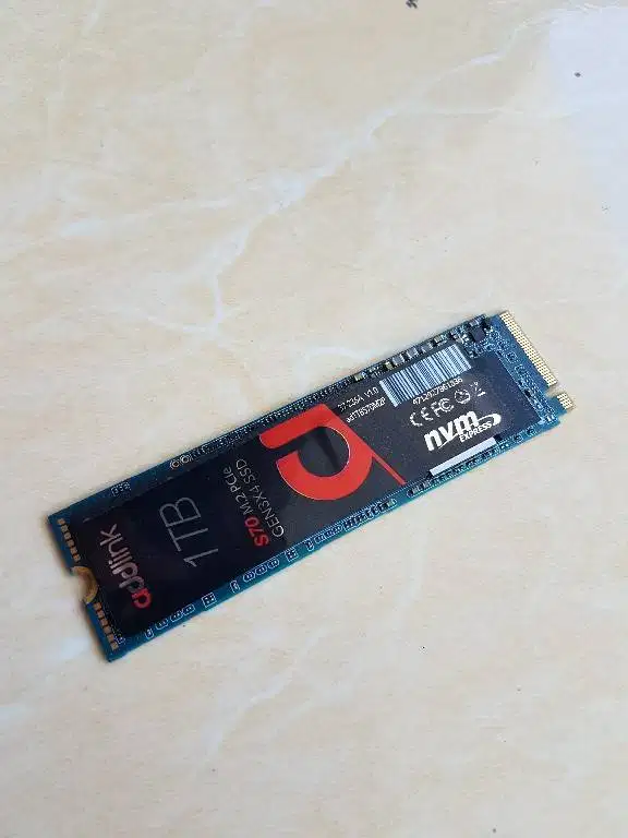 Nvme SSD Addlink 1 TB Gen 3 x4 Sehat