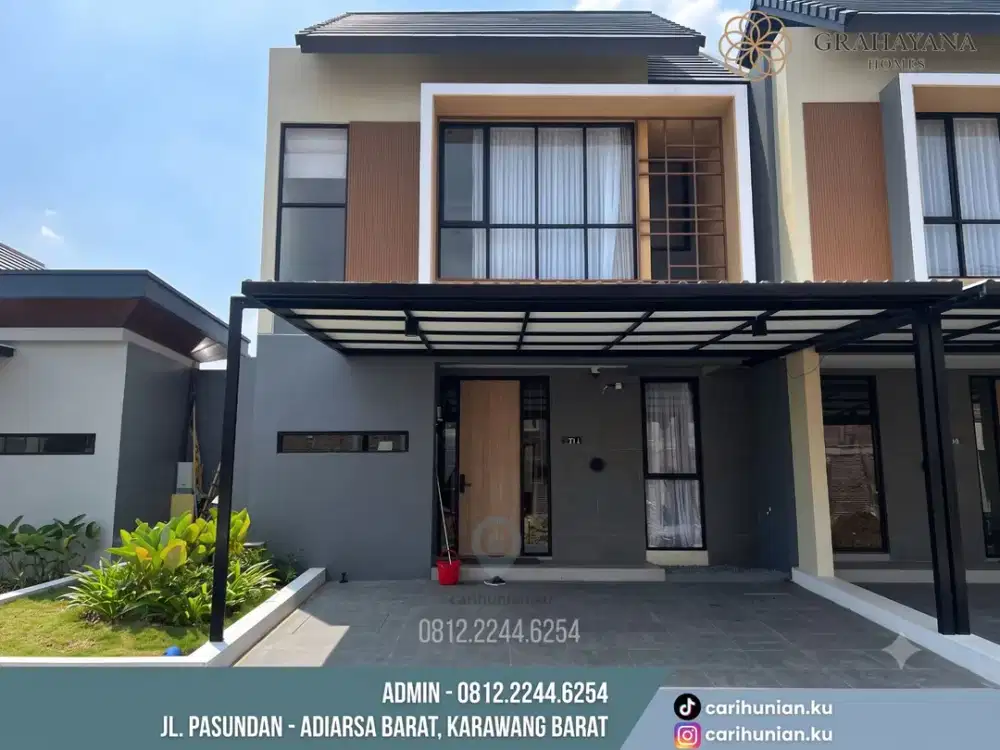 Rumah 2 Lantai Full Bata Merah SHM di Karawang Kota Grahayana Homes