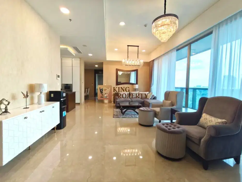 Exclusive Living! 3Br 217M² Suite Apartemen Anandamaya Residences Full Furnished Mewah Lengkap