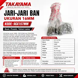 Jari-Jari (Ruji) Merk Takayama 9GX157MM Tkym