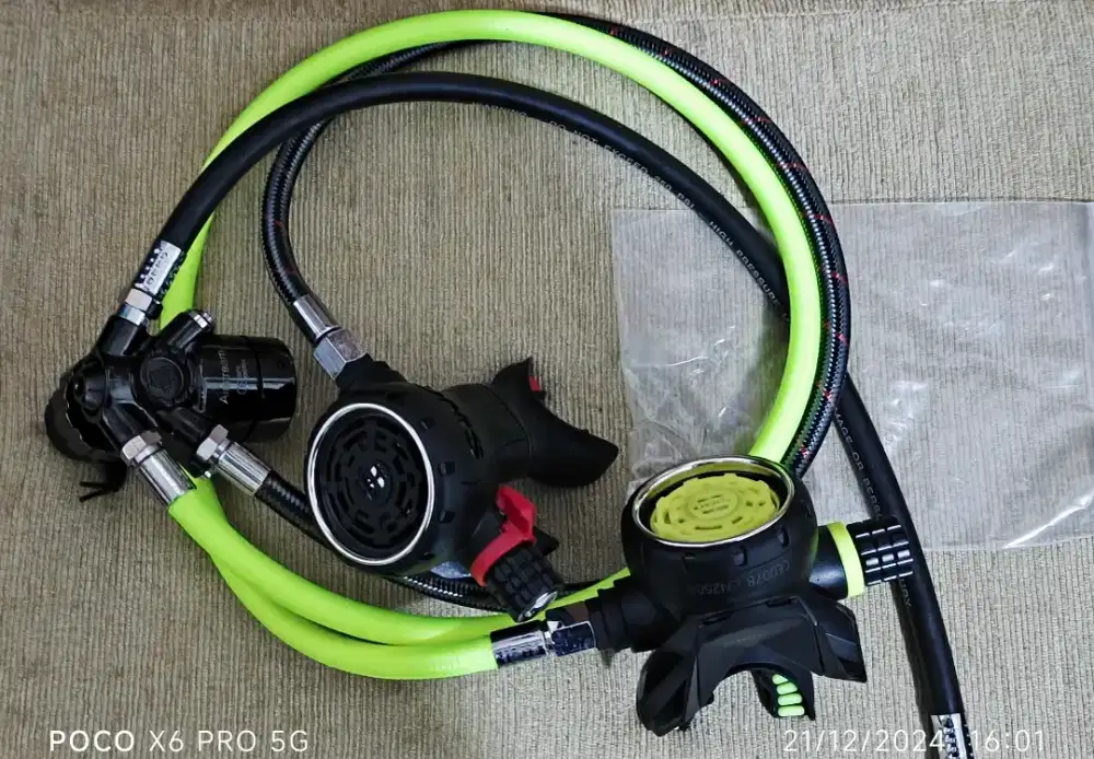 Regulator Scuba diving OMS Airstream Evoque DIN pvd coating