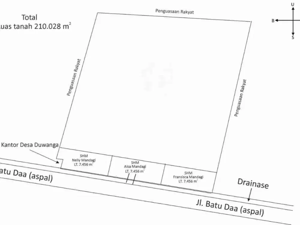 GORONTALO - tanah 21 ha