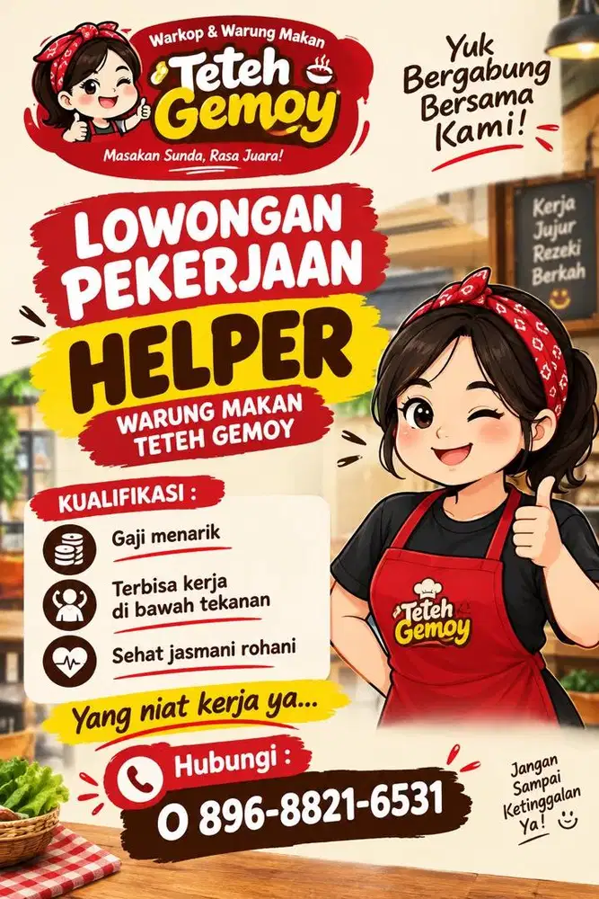 Lowongan Kerja Helper Bantu2