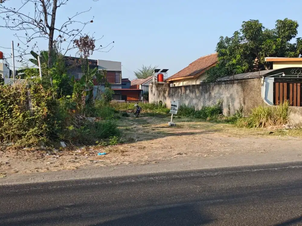 JUAL TANAH PEKARANGAN SANGAT STRATEGIS BUAT RUKO ATAU TOKO PINGGIR JALAN MANGESTI RAYA GENTAN SOLO