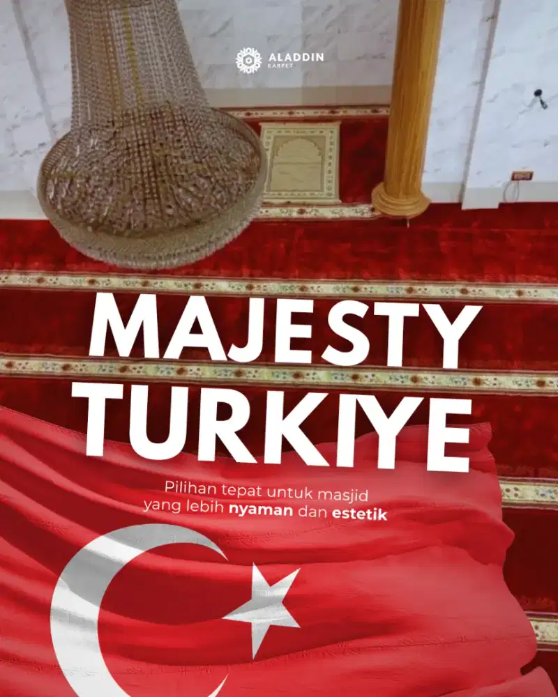 Karpet masjid Majesty Turky