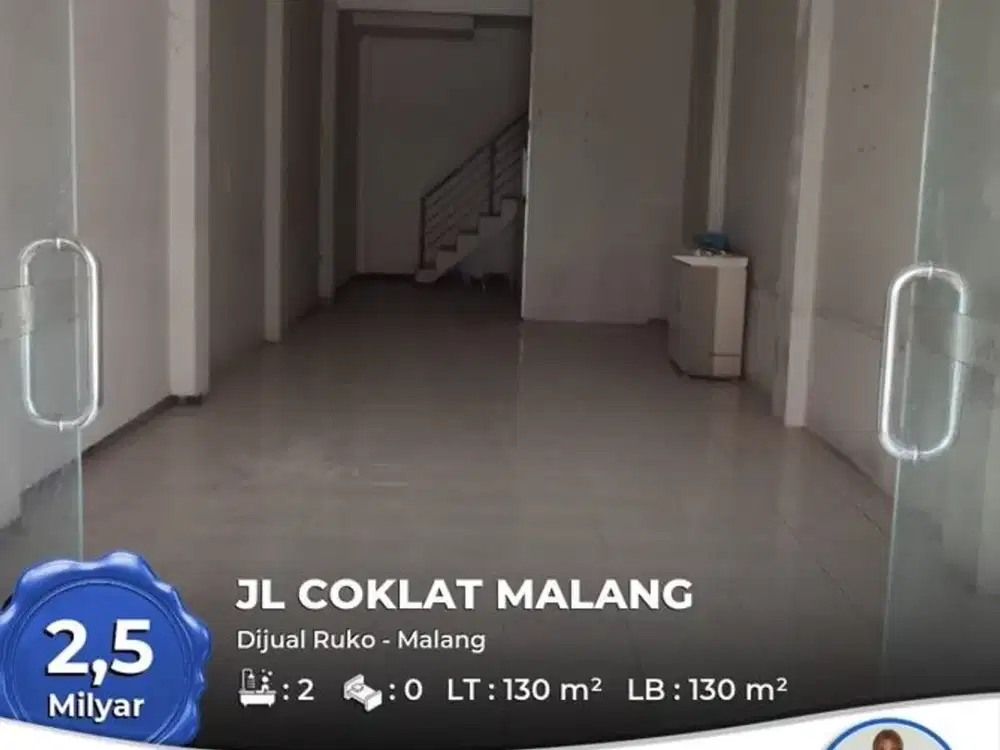 JUAL RUKO JL COKLAT MALANG