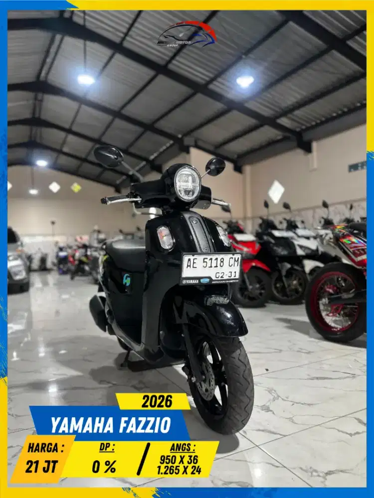 YAMAHA FAZZIO 2026 PLAT AE GERCEP MASZEHH HIKMAH MOTOR KEPUH MALANG