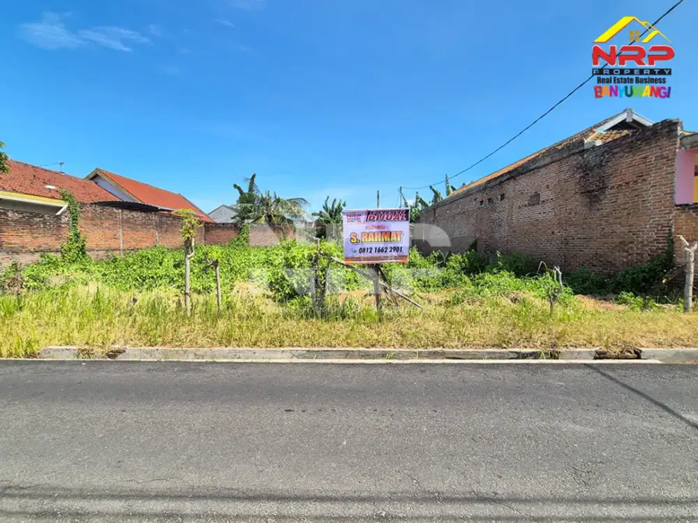 Dijual Tanah Strategis terletak  Jantung Kota Banyuwangi di Jl Singosari - Banyuwangi