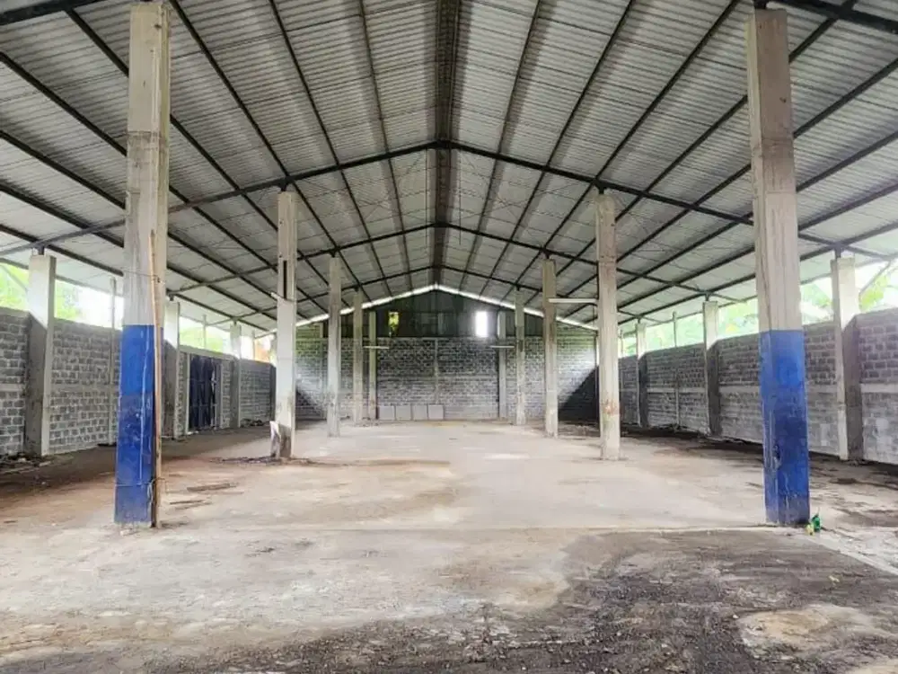 Turun Harga Murah Pol Only 2.5Jtan/m2 !! Jual Cepat Gudang Hitung Tanah di Raya Laban Menganti Gresik