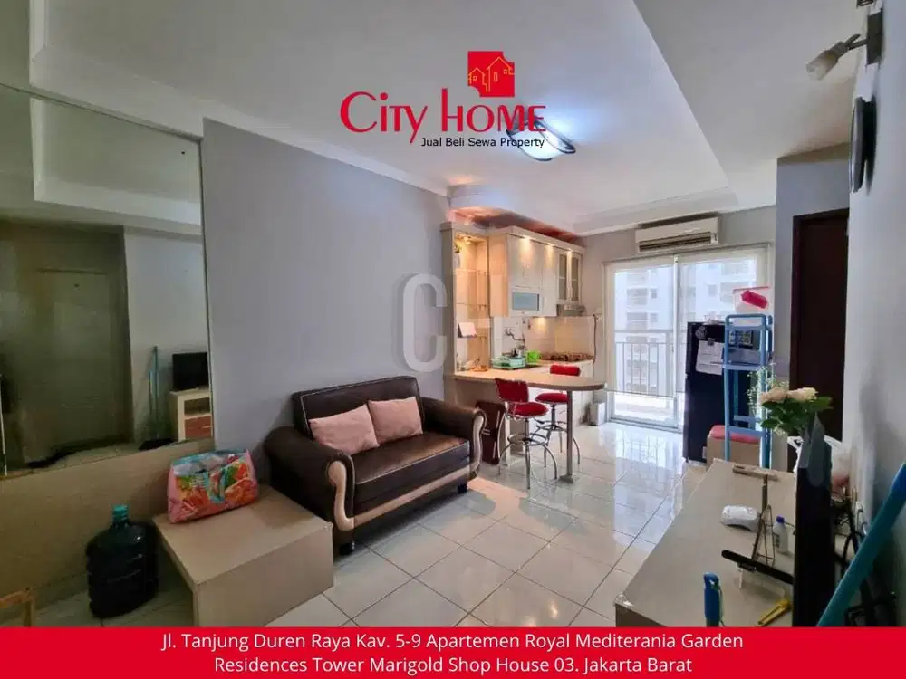 Sewa Apartemen Furnished 2 BR di Mediterania Garden Residences 2