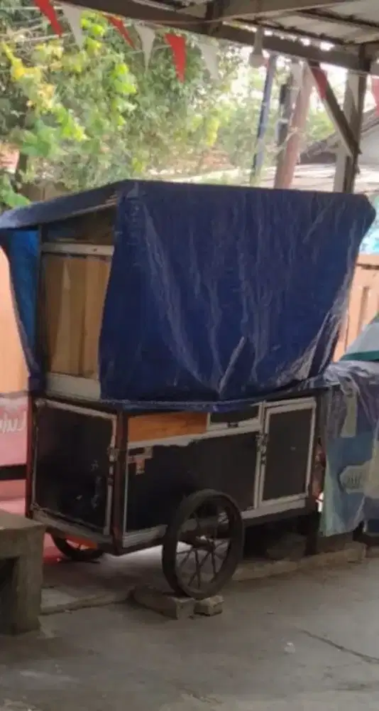 Dijual gerobak bekas jualan
