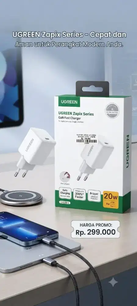 Adaptor Ugreen 20 wat