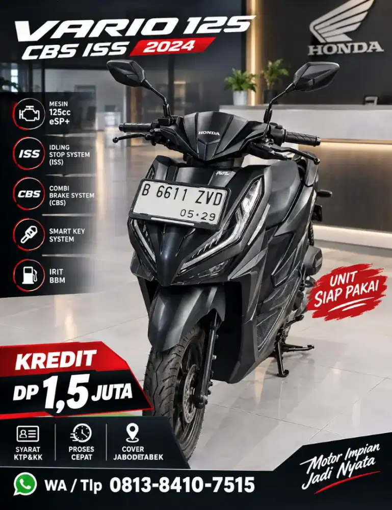 VARIO 125 GEN 2 KREDIT DP 1,5JUTA