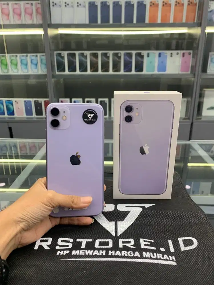 iPhone 11 128Gb Fullset, Ex Garansi Garansi Resmi Indonesia