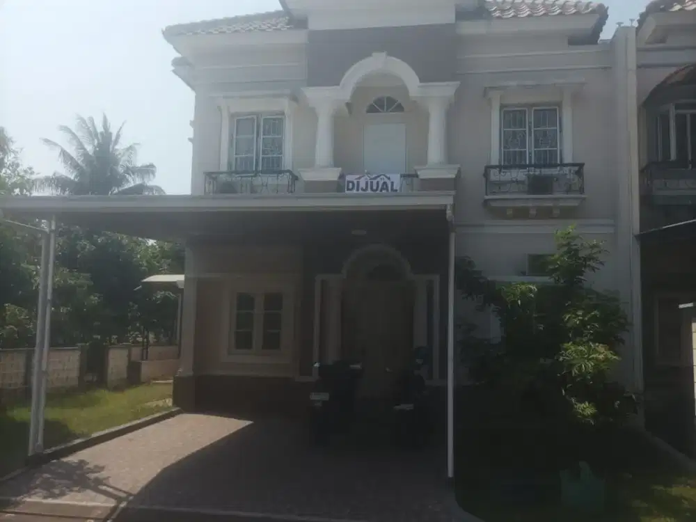 DIJUAL CEPAT – RUMAH CANTIK POSISI HOOK DI RAFFLES HILLS CIBUBUR