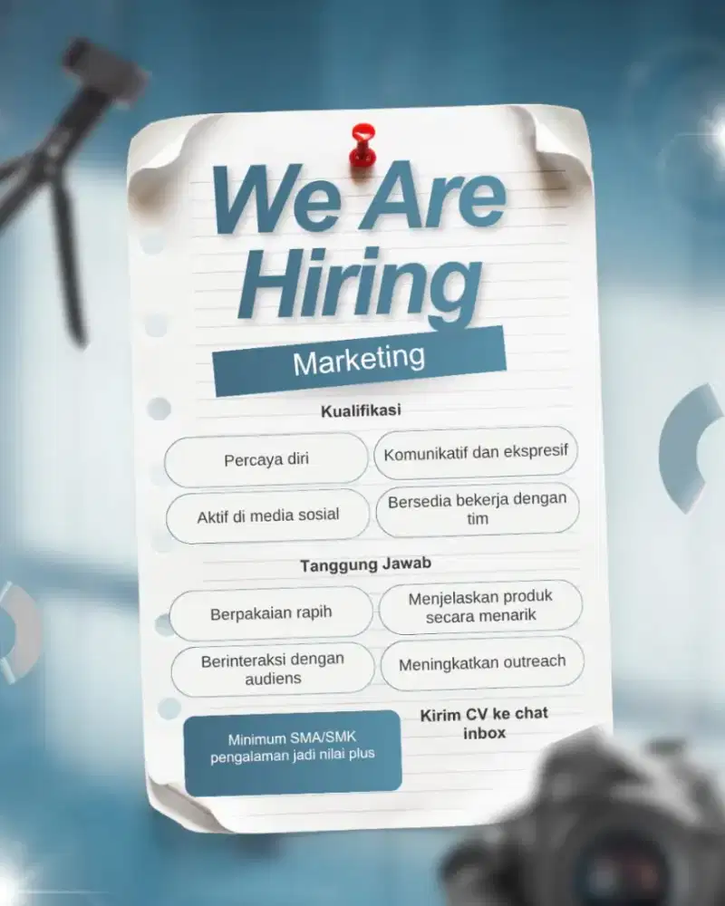 LOWONGAN KERJA MARKETING DKI JAKARTA