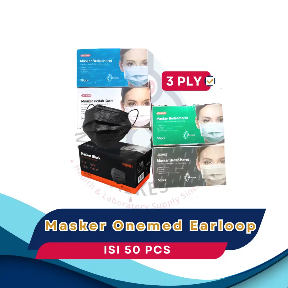 MASKER NON HIJAB 3PLY
