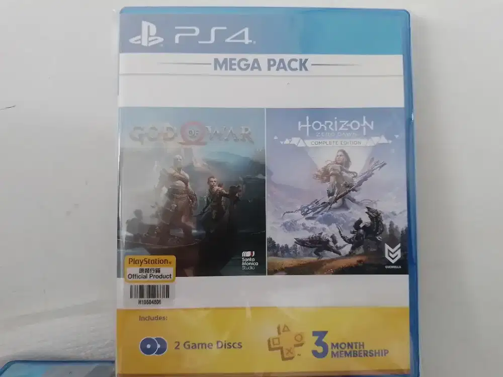 Kaset Ps4 God Of War Horizon Zero Dawn CE