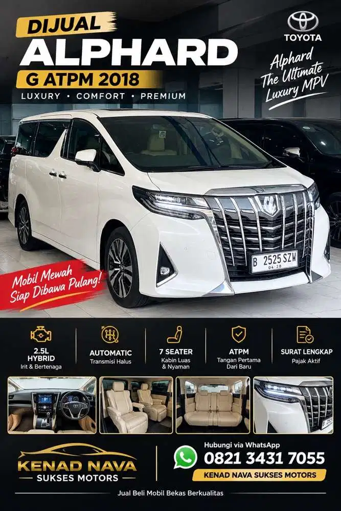 Toyota Alphard G ATPM 2018
