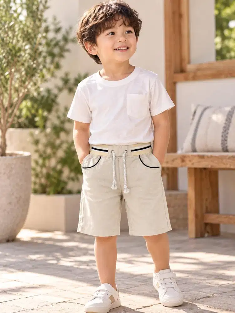 Celana pendek short pants anak laki laki Khaki