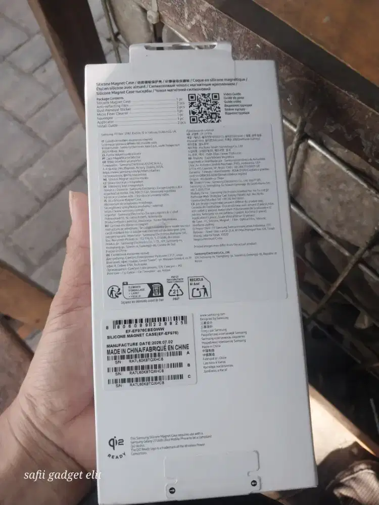 Case kesing silicon magnet z fold 8 ultra