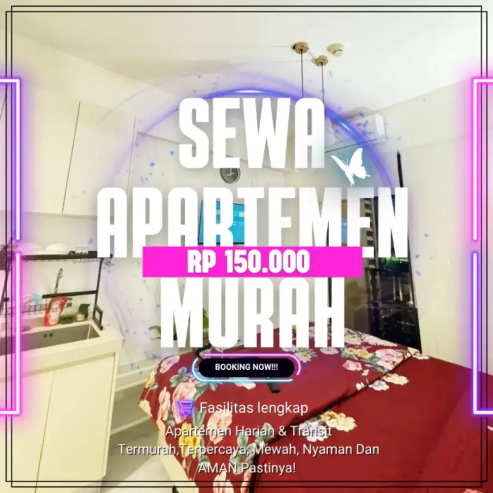 SEWA APARTEMEN DEPOK TRANSPARK CIBUBUR TSM HARIAN/TRANSIT TERMURAH