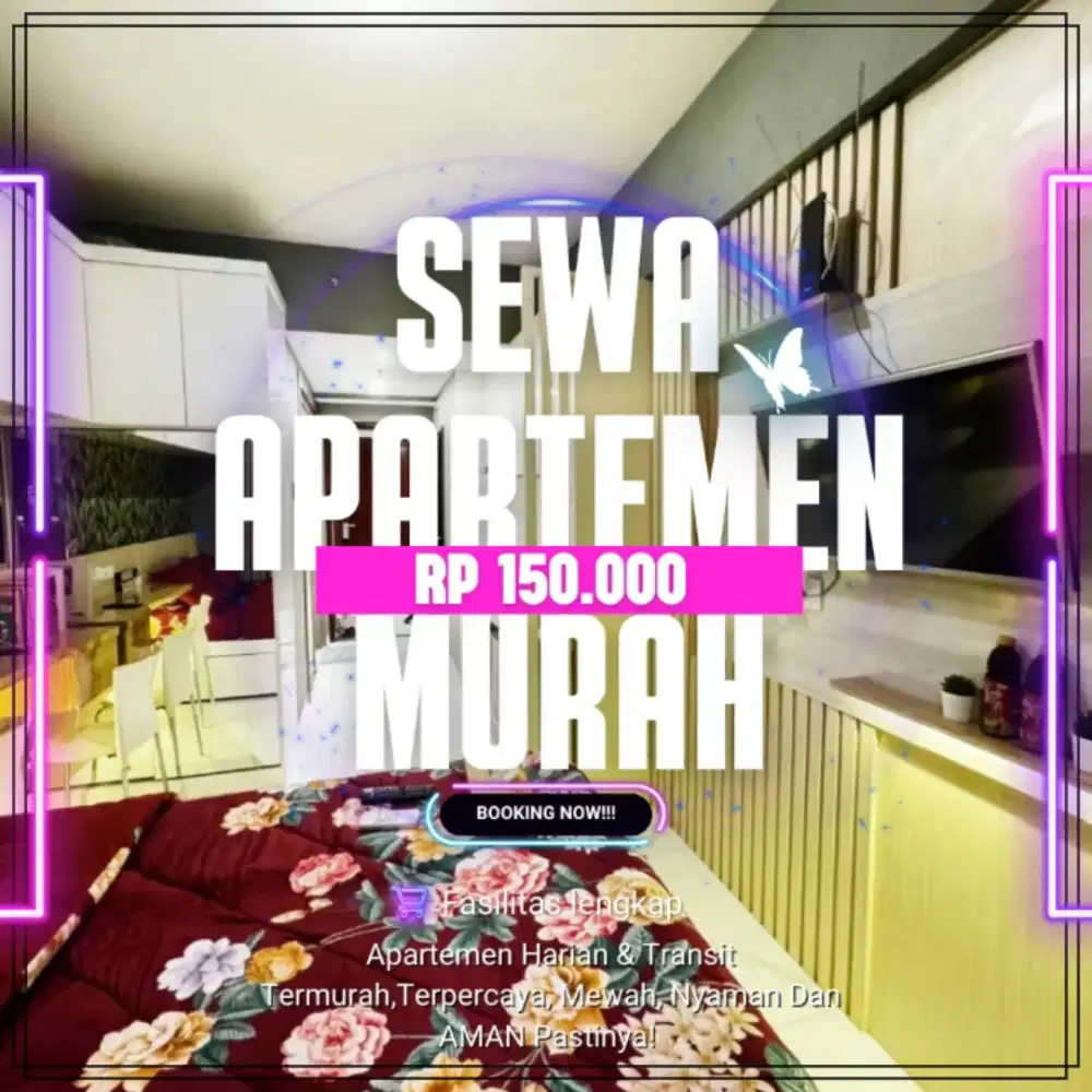 SEWA APARTEMEN GRAND KAMALA LAGOON HARIAN/TRANSIT TERMURAH