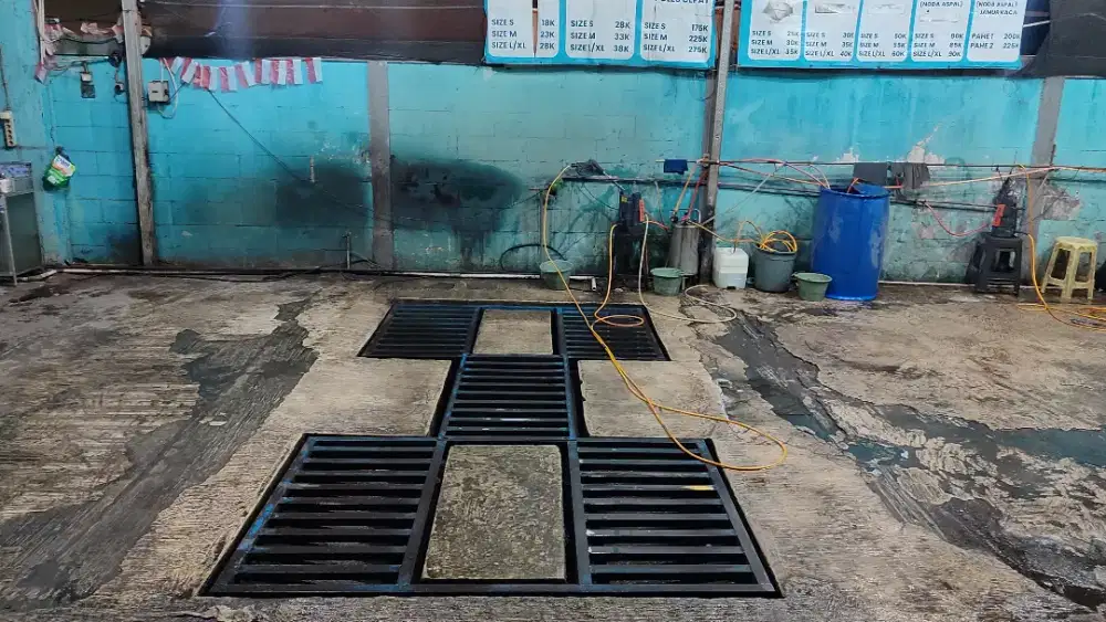Hidrolik mobil carwash type kupu kupu second
