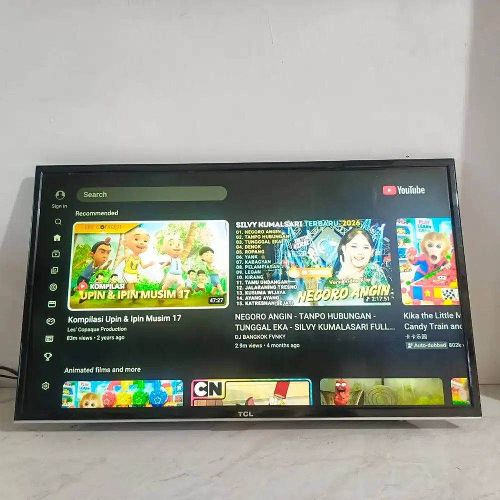 Smart TV TCL Second 32 Inch Bisa Youtube , Main PES , Nobar Warmindo