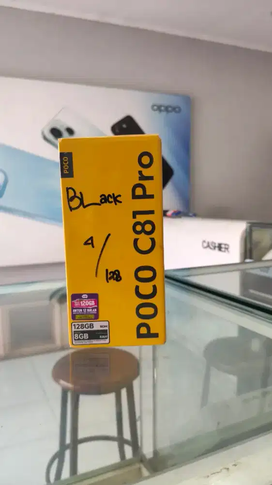 POCO C81 PRO 4+4/128 GARANSI RESMI BARUU