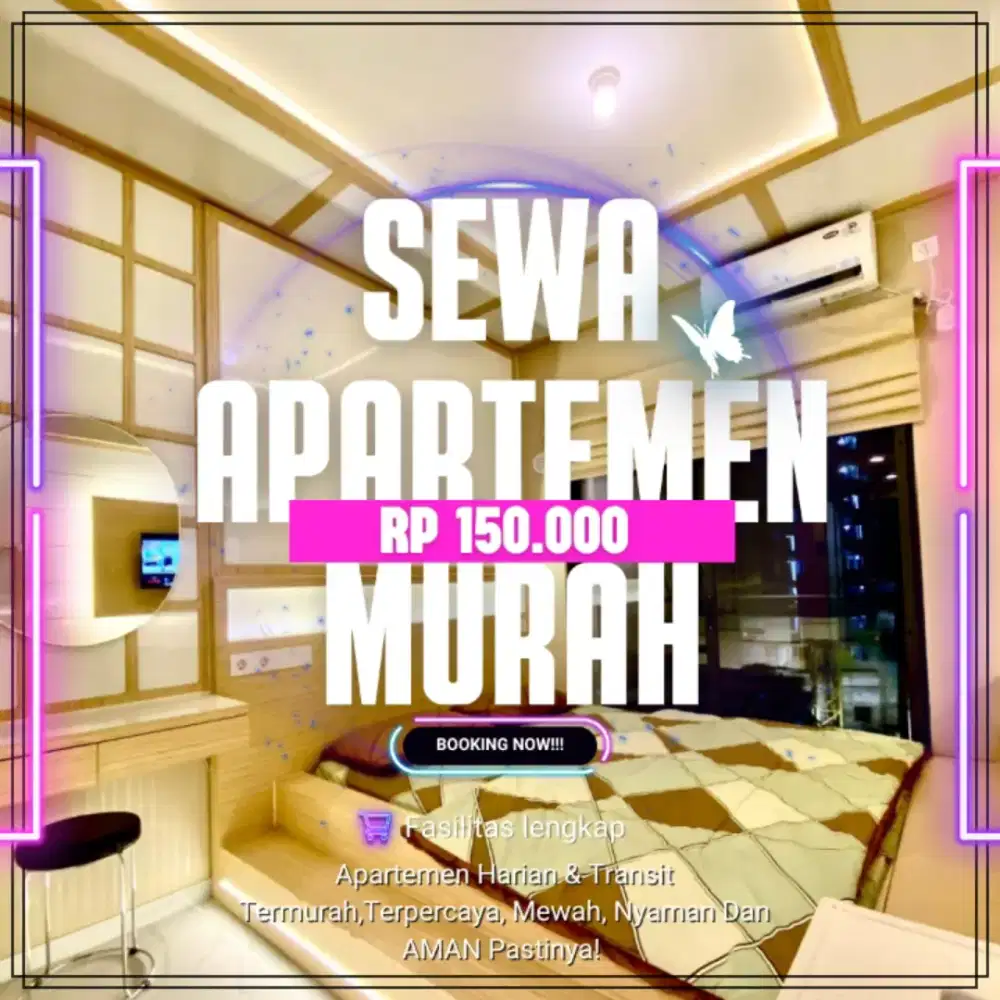 SEWA APARTEMEN PATRALAND URBANO BEKASI HARIAN/TRANSIT TERMURAH