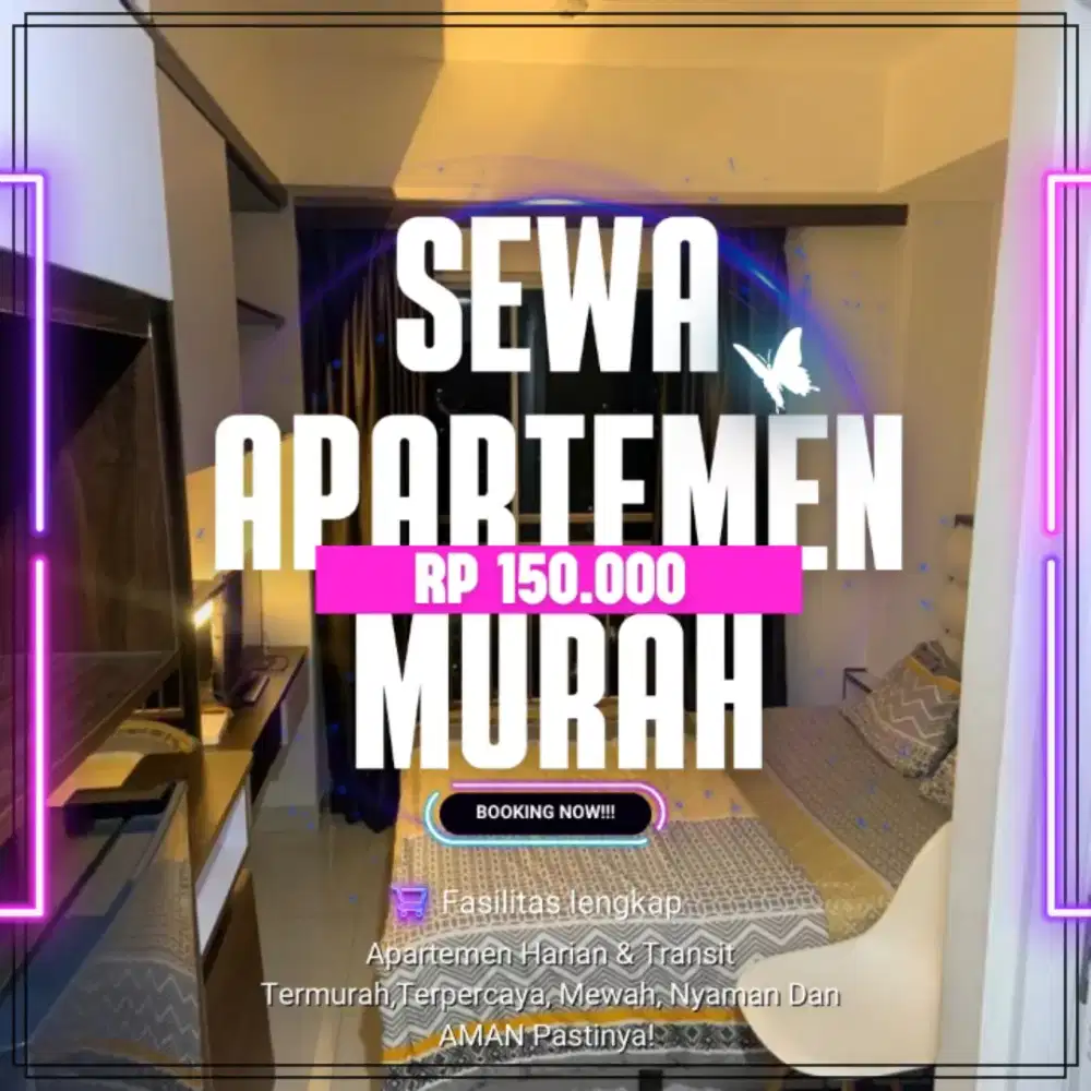 SEWA APARTEMEN TRANSPARK JUANDA BEKASI HARIAN/TRANSIT TERMURAH