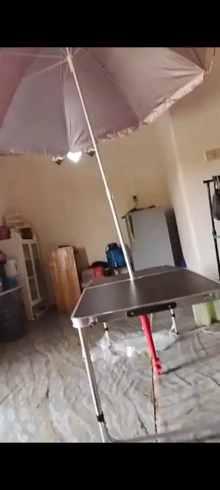 Meja lipat satu set