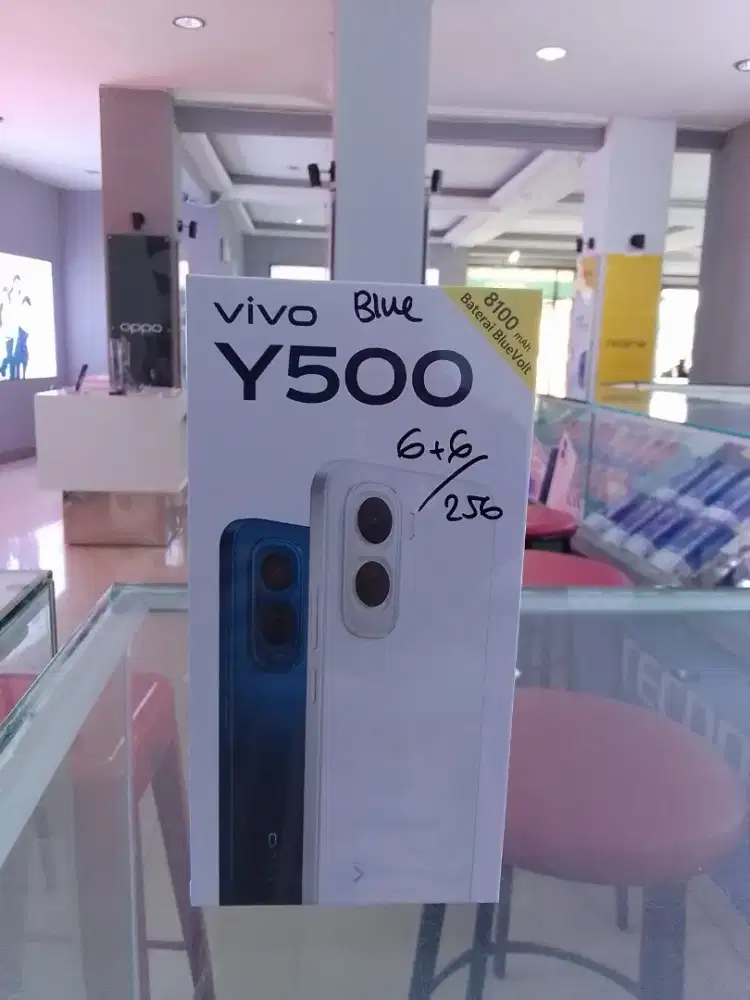 New Vivo Y500 256 garansi resmi