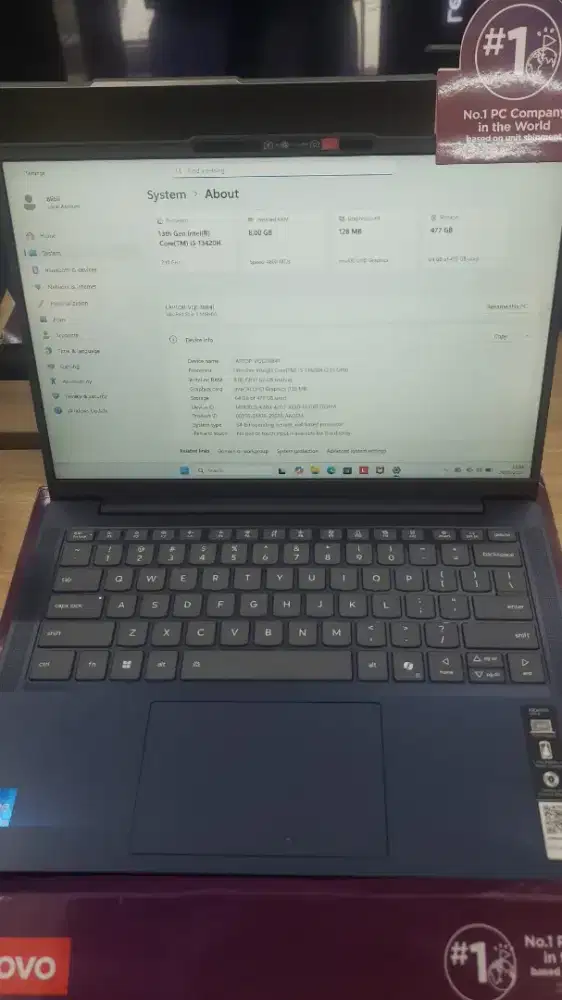 LAPTOP LENOVO IDEAPAD SLIM 3 ( CORE-i5, RAM 8/512 GB )