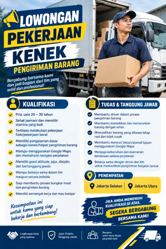 Kenek pengiriman barang