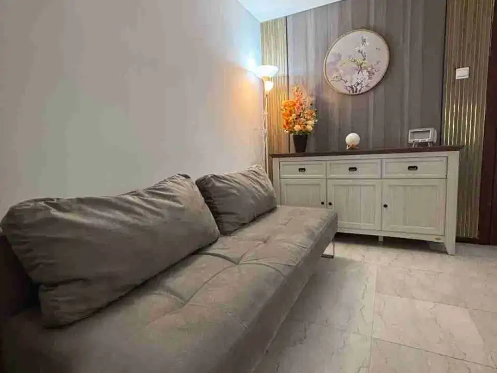 Disewakan Unit Apartemen mediterania Garden Residence Tipe 2BR+ Kondisi Furnished Lengkap dan Lokasi Strategis