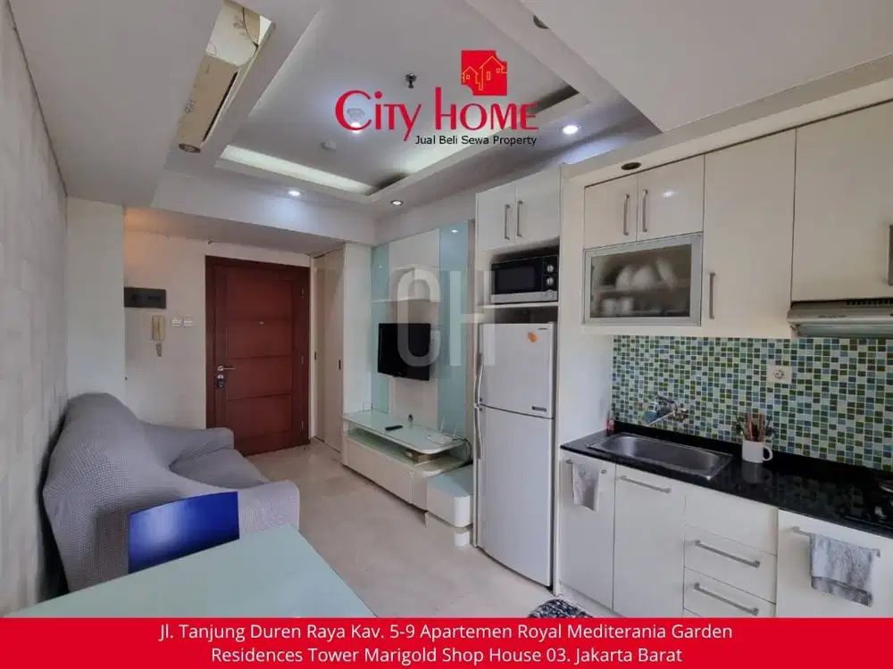 Wajib Lihat! 2BR Full Furnished Royal Mediterania Garden Residence