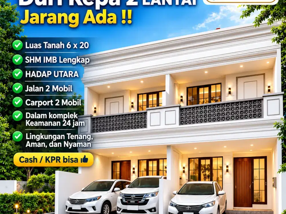 Brand New 6 x 20 Dalam Komplek di Duri Kepa Jakarta Barat