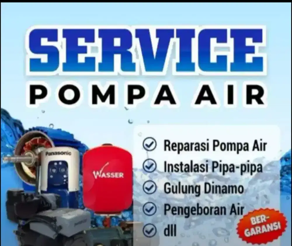 SERVICE PANGGILAN POMPA AIR { JETPUMP / SIBEL / SUMUR BOR }