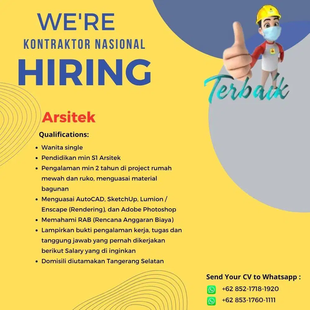 DIBUTUHKAN SEGERA!!!