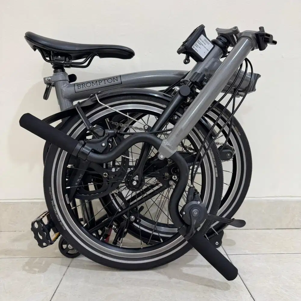 BROMPTON M4Lx P LINE STORM GREY 2022 - TITANIUM SUPERLIGHT