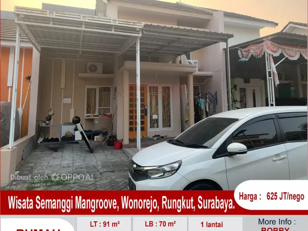 Rumah Murah 1 Lantai Di Wisata Semanggi Mangrove Surabaya