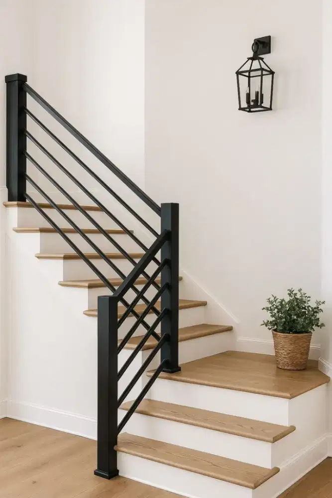 Railing Tangga Minimalis Simple