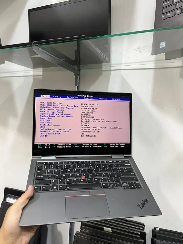 LENOVO X1 YOGA G5 TOUCH I5 GEN10 16/256 LAYAR 14 INCH ADA MINUS3 *VN