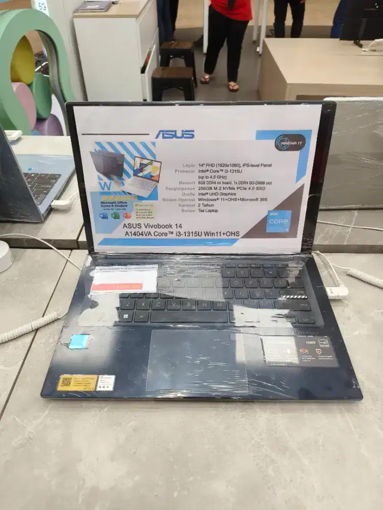 Cicilan laptop asus vivobook 14 a1404va core free 2x cicilan