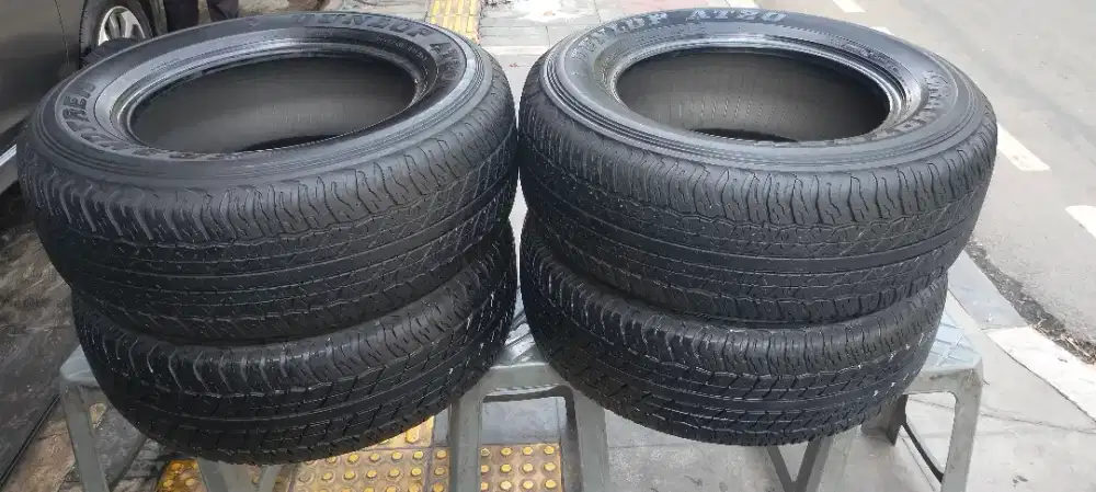 4 ban Pajero Fortuner 265/65/R17 Dunlop A/T Grandtrek nik 2024 90%